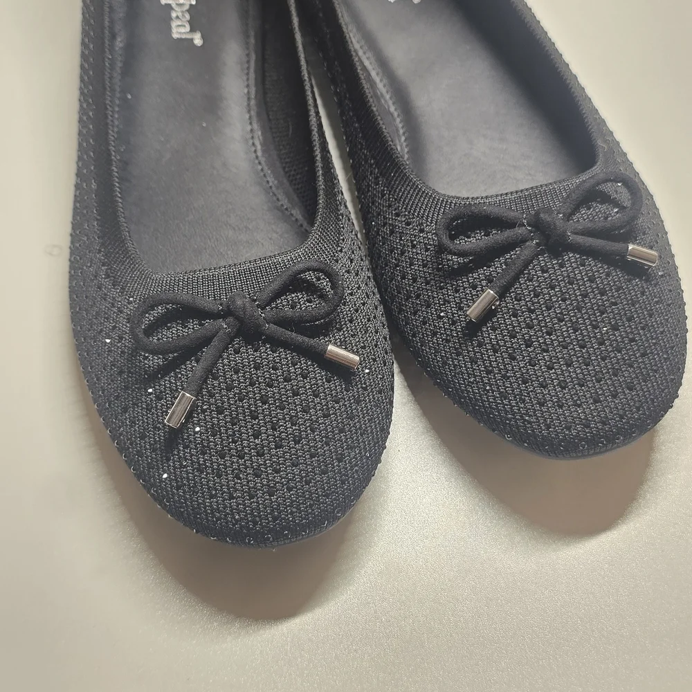 Xappeal | Women's | Black | Ballet Flats | Size 11 | Worn Once On Carpet